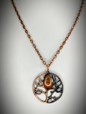 Strom života - Sluneční kámen - Měsíční kámen - galvanoplastika