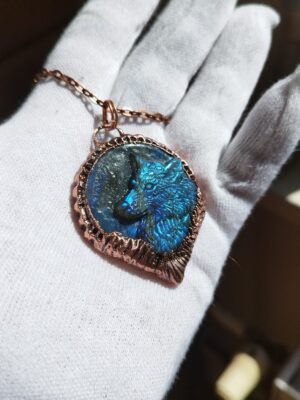 Nezávislost - galvanoplastika - LABRADORIT - po domluvě - možno vytvořit na přáni