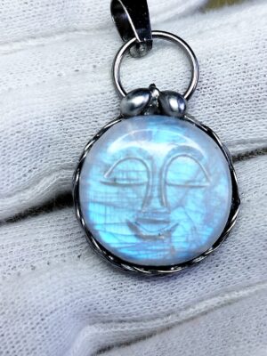 Kámen měsíce - cínování za pomocí chirurgické oceli a cínu s příměsí stříbra - Měsíční kámen