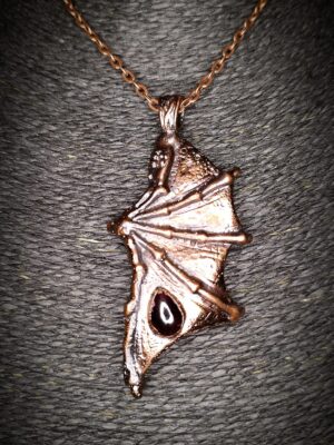 Netopýří křídlo - Garnát - galvanoplastiky