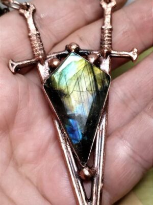 Odvaha - galvanoplastika - Labradorit