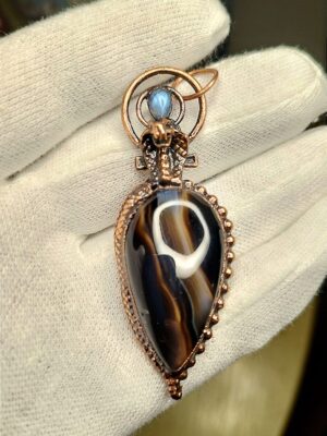 Průvodce - galvanoplastika - kobra, egyptský kříž života