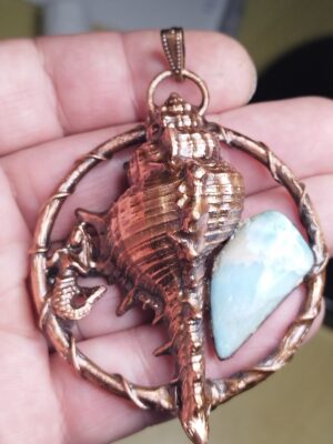 Síla oceánu - Larimar - galvanoplastika