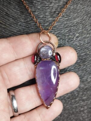 Harmonie - Granát - Ametyst - Safír - elektroforming